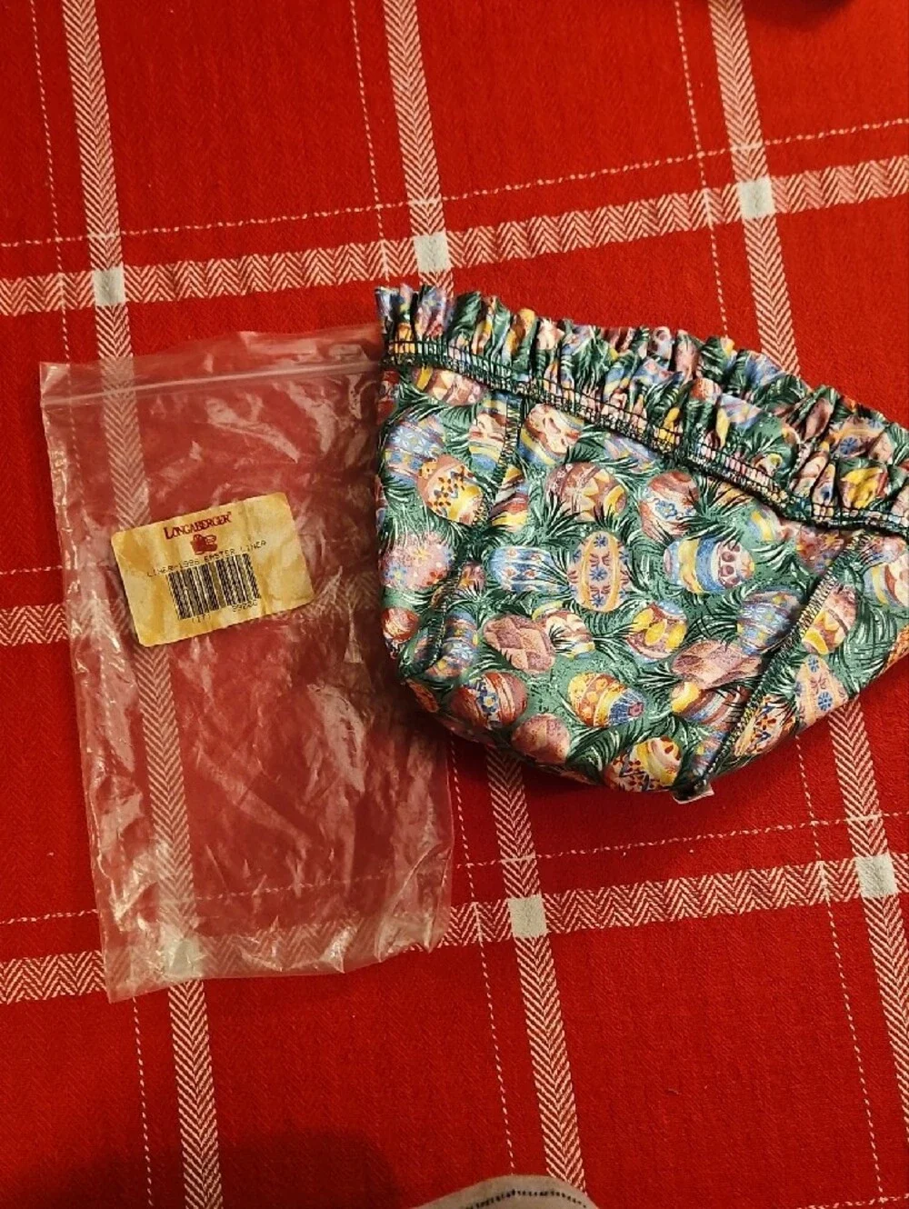 Longaberger 7x5 1996 Easter Liner. NIB